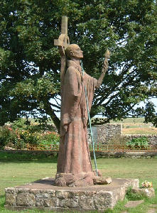 St Aidan, Lindisfarne Priory, Scottish Borders