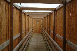 The New Walkway to the Hide at Bemersyde Moss, Scottish Borders