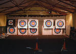 Indoor archery range, Scottish Borders